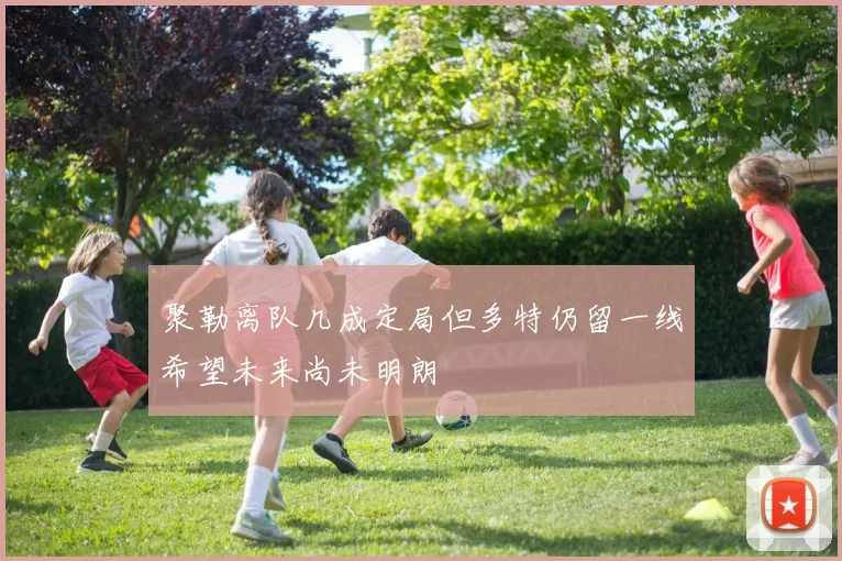 聚勒离队几成定局但多特仍留一线希望未来尚未明朗